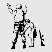 Banksy-girl-searching-soldier Unisex Jogger | Artistshot