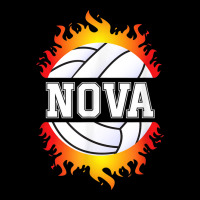 Nova Name Volleyball Player Girls Ball And Net Sports Fan Zipper Hoodie | Artistshot