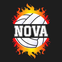 Nova Name Volleyball Player Girls Ball And Net Sports Fan Classic T-shirt | Artistshot