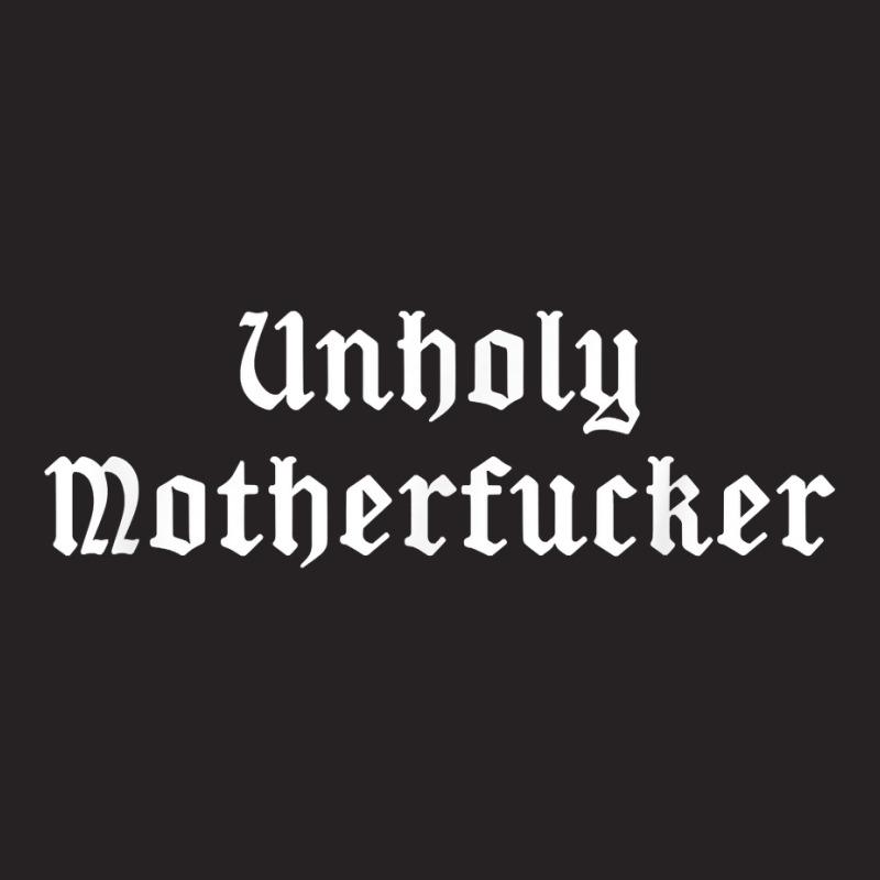 Unholy Motherfucker Pagan Satanic Atheist Punk Goth Vintage Cap by EmilyPoole | Artistshot