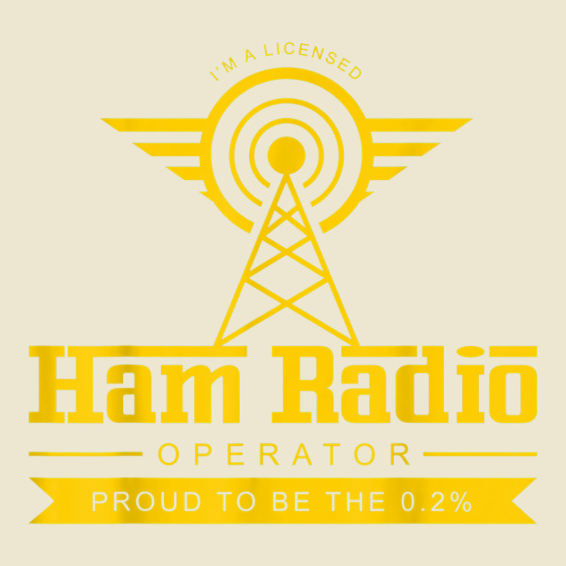 Ham Radio Operator Shirt  Cute Amateur Administrator Gift Cropped Hoodie by cm-arts | Artistshot