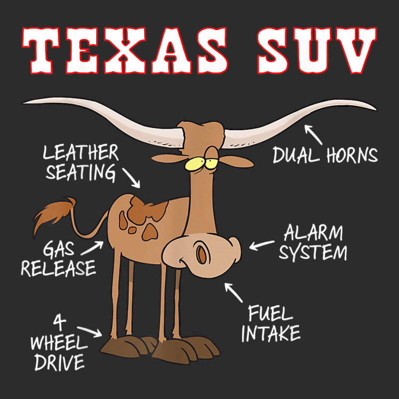 Texas Tx Suv Funny Joke Longhorn Cattle Cow Exclusive T-shirt | Artistshot