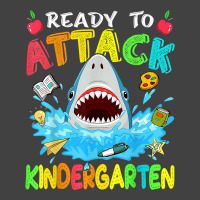 Ready To Attack Kindergarten Shark Back To School Boys Kids Vintage T-shirt | Artistshot