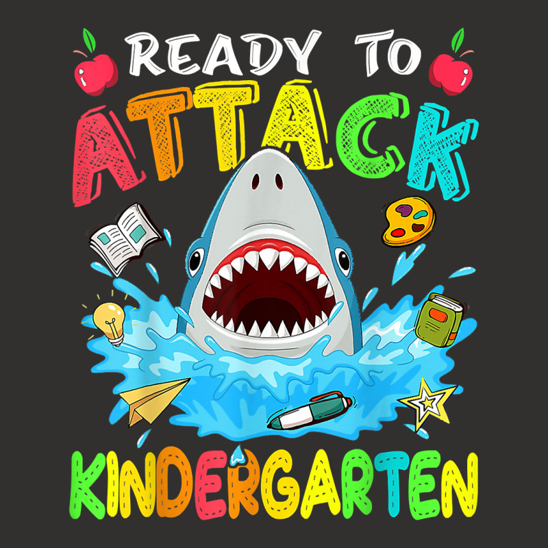 Ready To Attack Kindergarten Shark Back To School Boys Kids Champion Hoodie | Artistshot