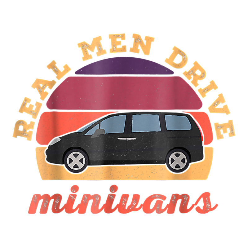 Funny Real Men Drive Minivans Vintage Graphic Van Gift Ideas T Shirt V-Neck Tee by cm-arts | Artistshot