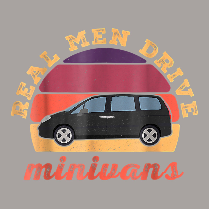 Funny Real Men Drive Minivans Vintage Graphic Van Gift Ideas T Shirt Racerback Tank by cm-arts | Artistshot