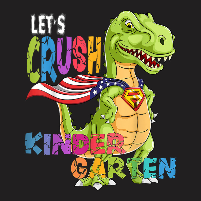 Ready To Crush Kindergarten 2035 Dinosaur Back To School Boy T-shirt | Artistshot