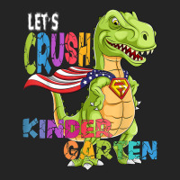 Ready To Crush Kindergarten 2035 Dinosaur Back To School Boy 3/4 Sleeve Shirt | Artistshot