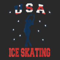 Usa Ice Skating Dance Support T Shirt Printed Hat | Artistshot