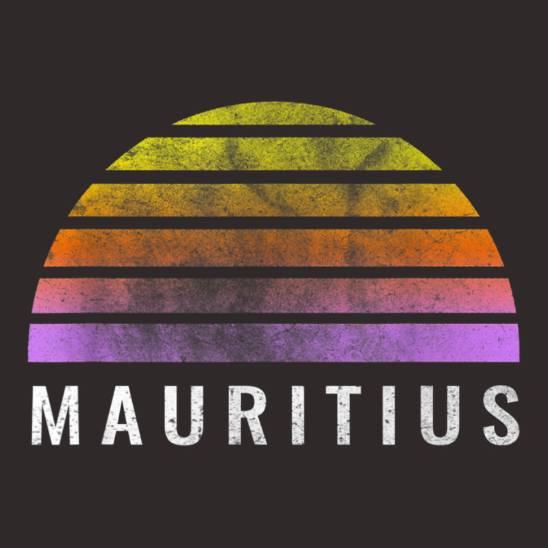 Throwback Sunset Vintage Mauritius Shirt Racerback Tank by cm-arts | Artistshot