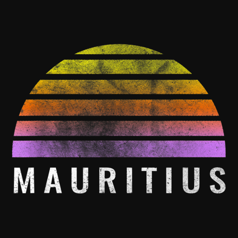 Throwback Sunset Vintage Mauritius Shirt Crop Top by cm-arts | Artistshot