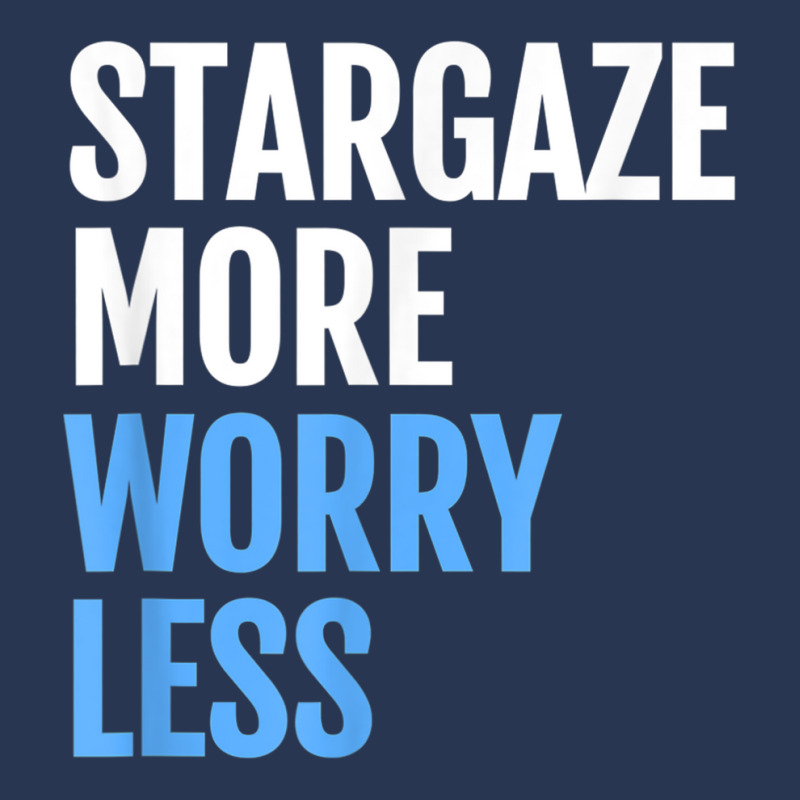 Stargaze More, Worry Less; Funny Astronomers T Shirt Ladies Denim Jacket by cm-arts | Artistshot