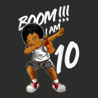 Boom I'm 10 Year Old Black Boy Dabbing 10th Birthday Party Exclusive T-shirt | Artistshot