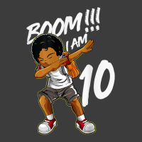 Boom I'm 10 Year Old Black Boy Dabbing 10th Birthday Party Men's Polo Shirt | Artistshot