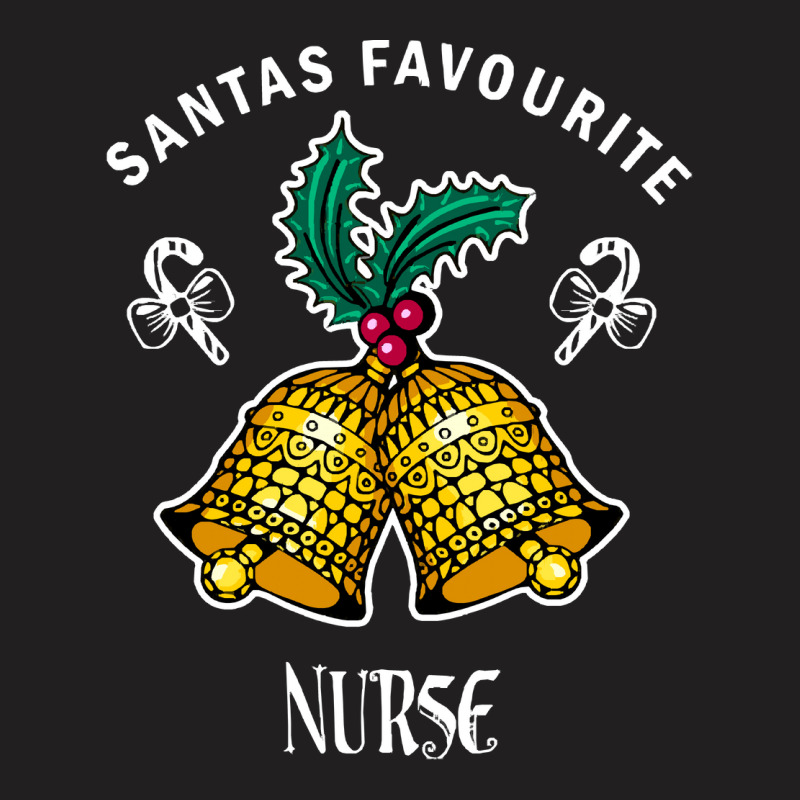 Santas Favourite Nurse Shirt Funny Santa Christmas Tshirt Boy Girl Hol T-shirt | Artistshot