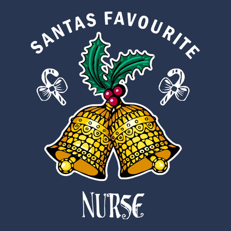 Santas Favourite Nurse Shirt Funny Santa Christmas Tshirt Boy Girl Hol Men Denim Jacket | Artistshot