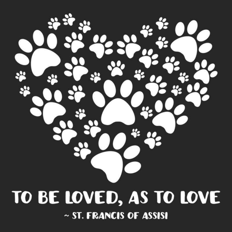 St Francis Of Assisi Patron Saint Of Animals Dog Owner Long Sleeve T S Ladies Fitted T-Shirt by cm-arts | Artistshot