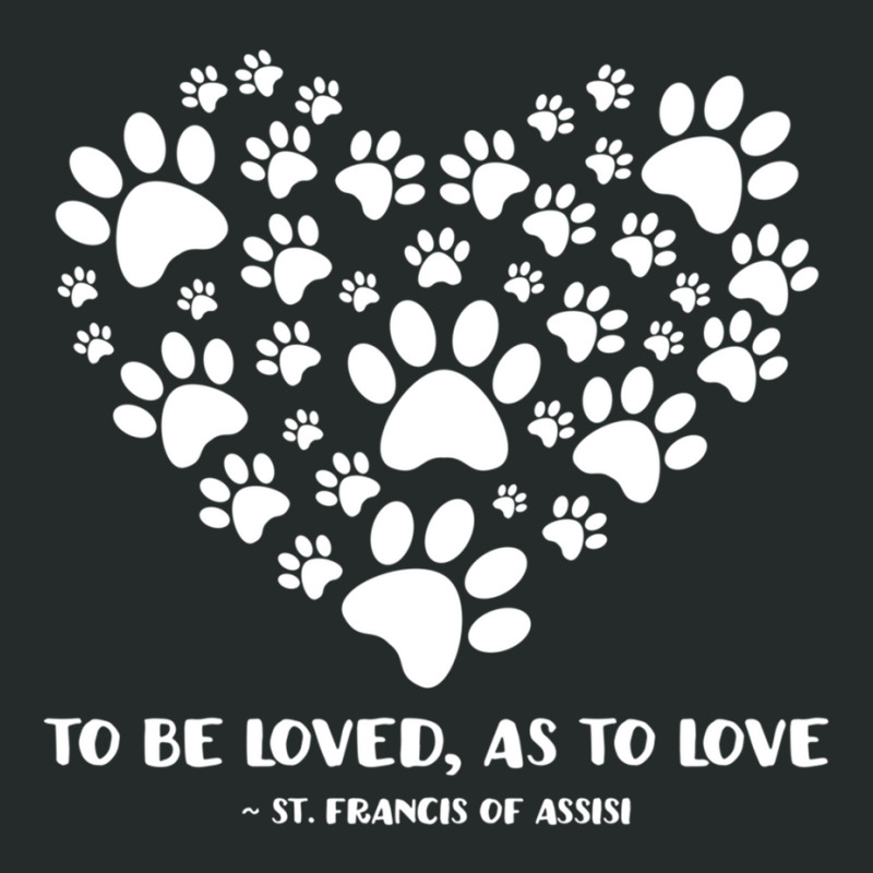 St Francis Of Assisi Patron Saint Of Animals Dog Owner Long Sleeve T S Women's Triblend Scoop T-shirt by cm-arts | Artistshot