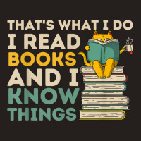 That's What I Do Reading Cat - Funny Book & Cat Lover Tank Top | Artistshot