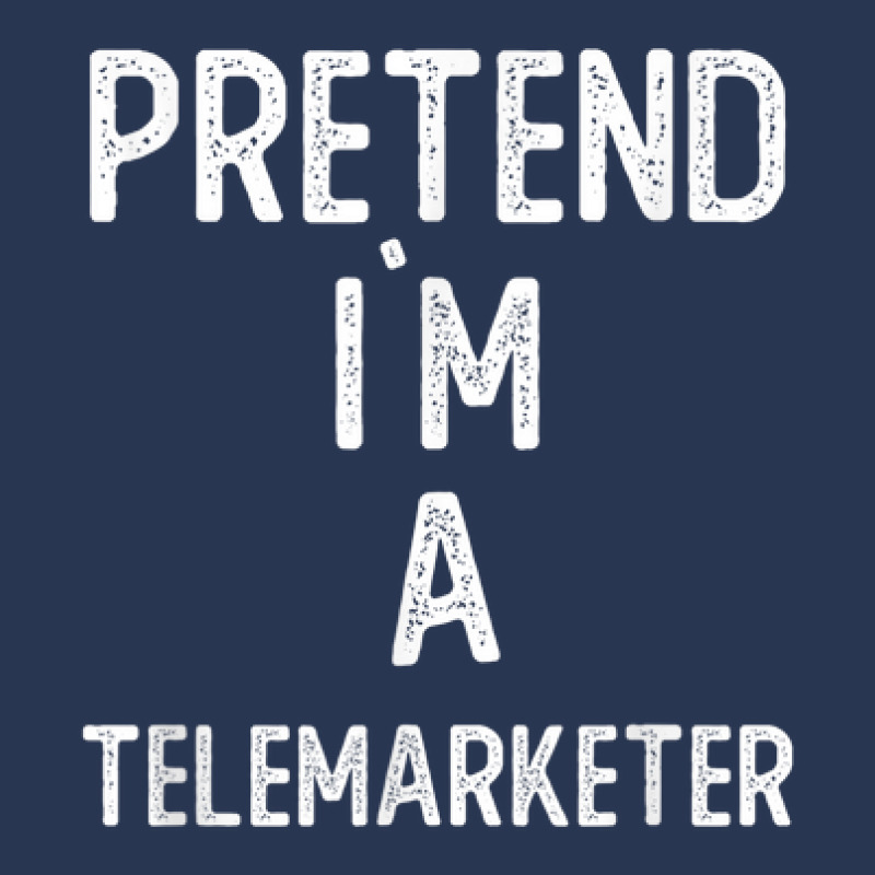 Pretend I`m A Telemarketer Shirt Funny Halloween Ladies Denim Jacket by Color | Artistshot