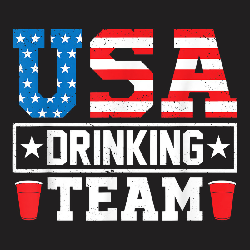 Usa Drinking Team Funny Drinking Beer Lover T-shirt | Artistshot