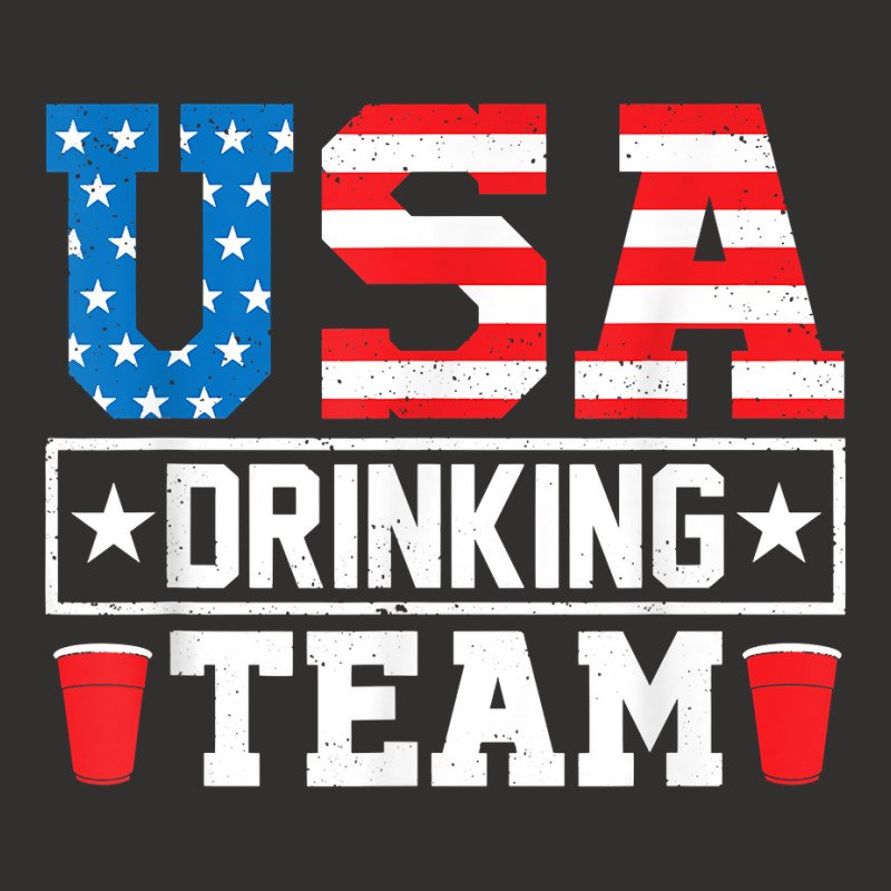 Usa Drinking Team Funny Drinking Beer Lover Champion Hoodie | Artistshot