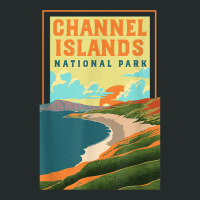 Channel Islands California Wpa National Parks Poster Retro T Shirt Women's Triblend Scoop T-shirt | Artistshot