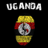 Uganda Fingerprint Flag Country Pride Heritage Shirt Portrait Canvas Print | Artistshot