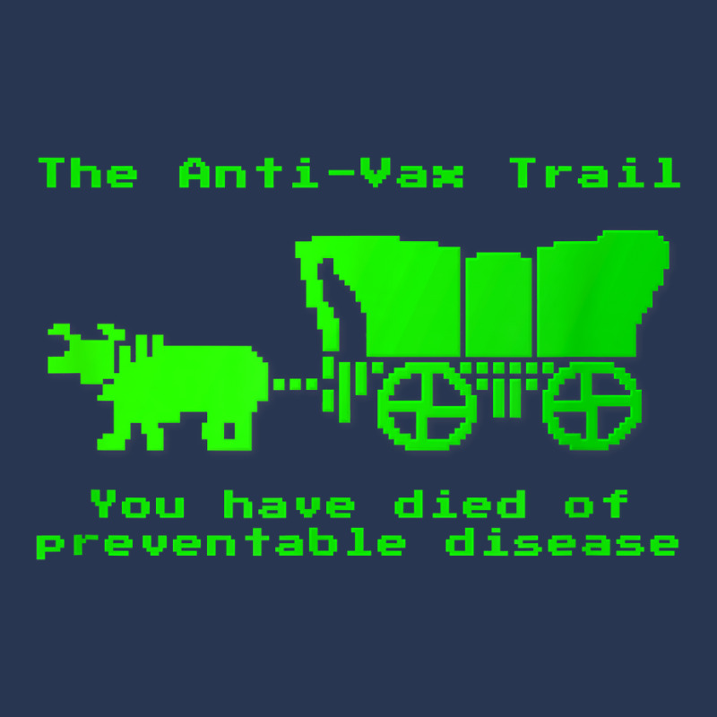 The Anti-vax Trail Pro Vax Vaccination Men Denim Jacket | Artistshot