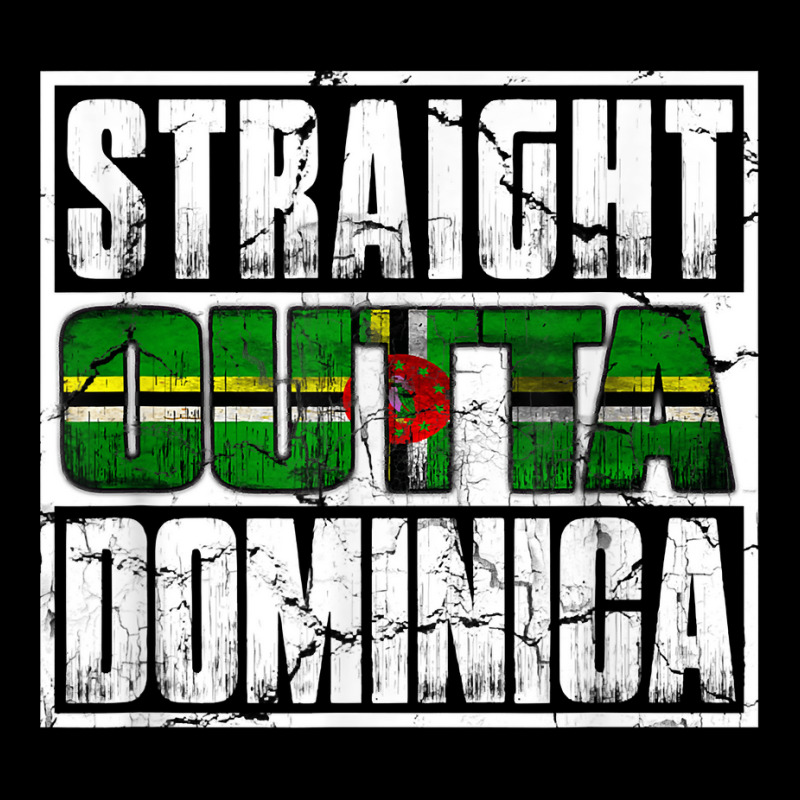 Straight Outta Commonwealth Of Dominica Flag Maternity Scoop Neck T-shirt by ElliottHamacher | Artistshot