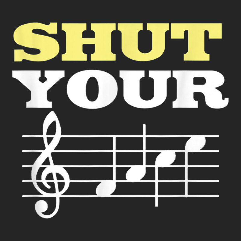 Shut Your Face Humor Piano Shirt For Pianist Unisex Hoodie | Artistshot