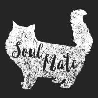 Soul Mate Cat T Shirt Distressed Vintage Look Unisex Hoodie | Artistshot