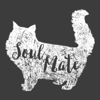 Soul Mate Cat T Shirt Distressed Vintage Look Men's Polo Shirt | Artistshot