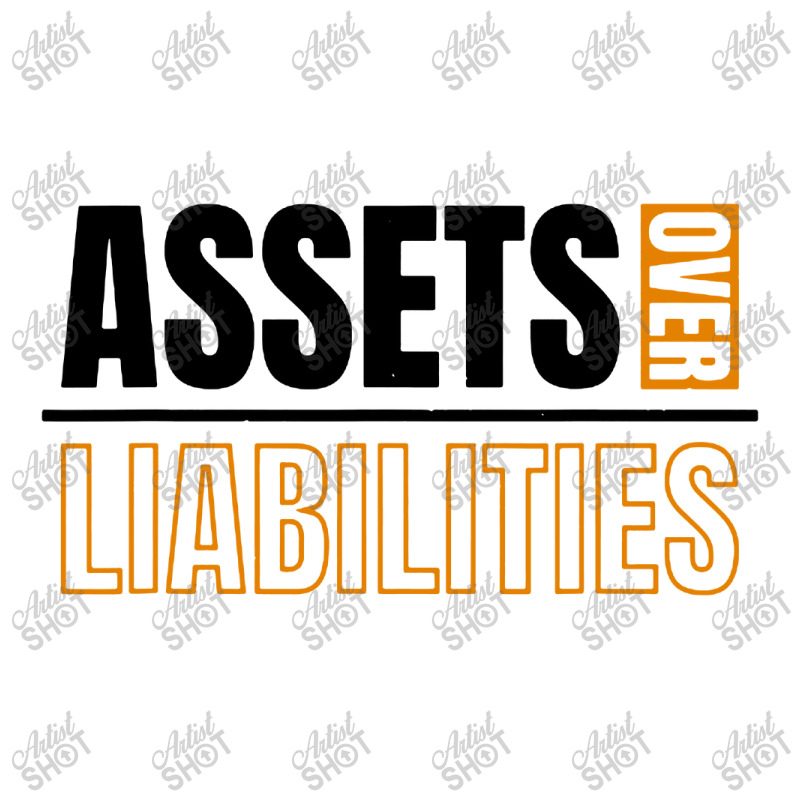 Assets Over Liabilities V-Neck Tee by Jembleng Art | Artistshot