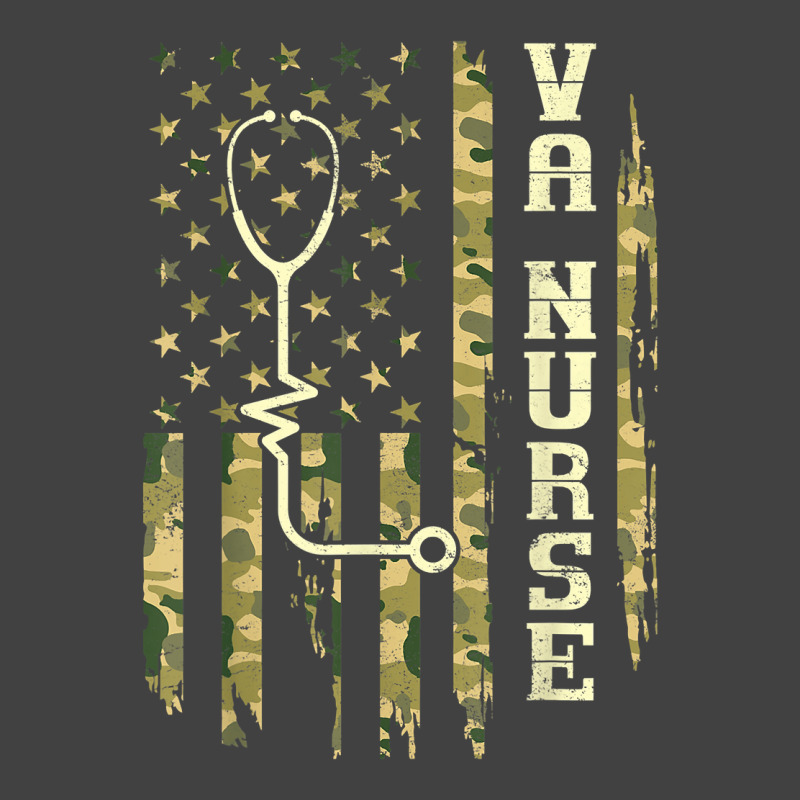 Va Nurse Camouflage American Flag Patriotic Medical Worker Vintage T-shirt | Artistshot