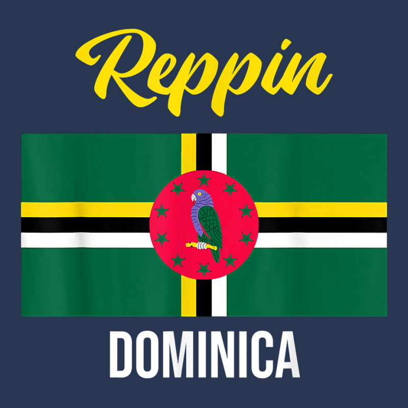 Dominica Flag Reppin West Indies Vacation Men Denim Jacket by JustinStringer | Artistshot