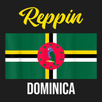 Dominica Flag Reppin West Indies Vacation Classic T-shirt | Artistshot