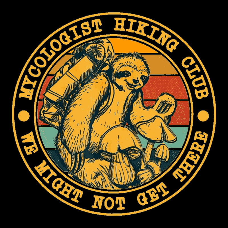 Mycologist Hiking Club We Might Not Get There Sloth Gift Adjustable Cap by cm-arts | Artistshot