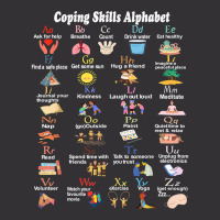 Coping Skills Alphabet Mental Health Awareness Women Kids T Shirt Vintage Short | Artistshot