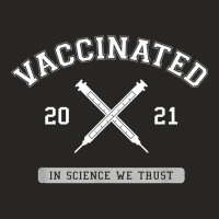 Vaccinated Pro Vaccine Vaccination 2021 Doctor Nurse Science Ladies Fitted T-shirt | Artistshot