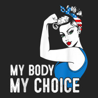 My Body My Choice Pro Choice Messy Bun Her Body Her Choice T Shirt 3/4 Sleeve Shirt | Artistshot