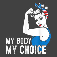 My Body My Choice Pro Choice Messy Bun Her Body Her Choice T Shirt Vintage T-shirt | Artistshot