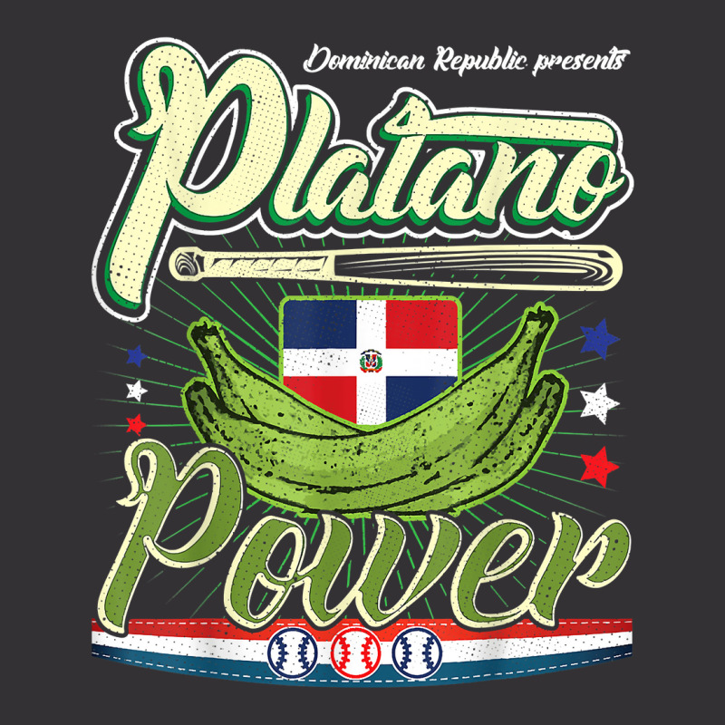 Dominican Republic Platano Power Baseball Dr Flag Vintage Hoodie And Short Set | Artistshot