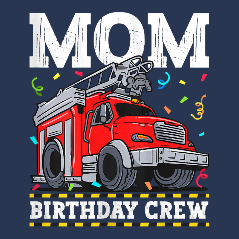 Womens Mom Birthday Crew Fire Truck Firefighter Mommy Mama Tank Top Men Denim Jacket | Artistshot