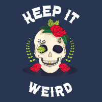 Keep It Weird – Halloween Creepy Skull Spooky Calavera T Shirt Men Denim Jacket | Artistshot