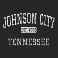 Johnson City Tennessee Tn Vintage T Shirt Ladies Fitted T-shirt | Artistshot