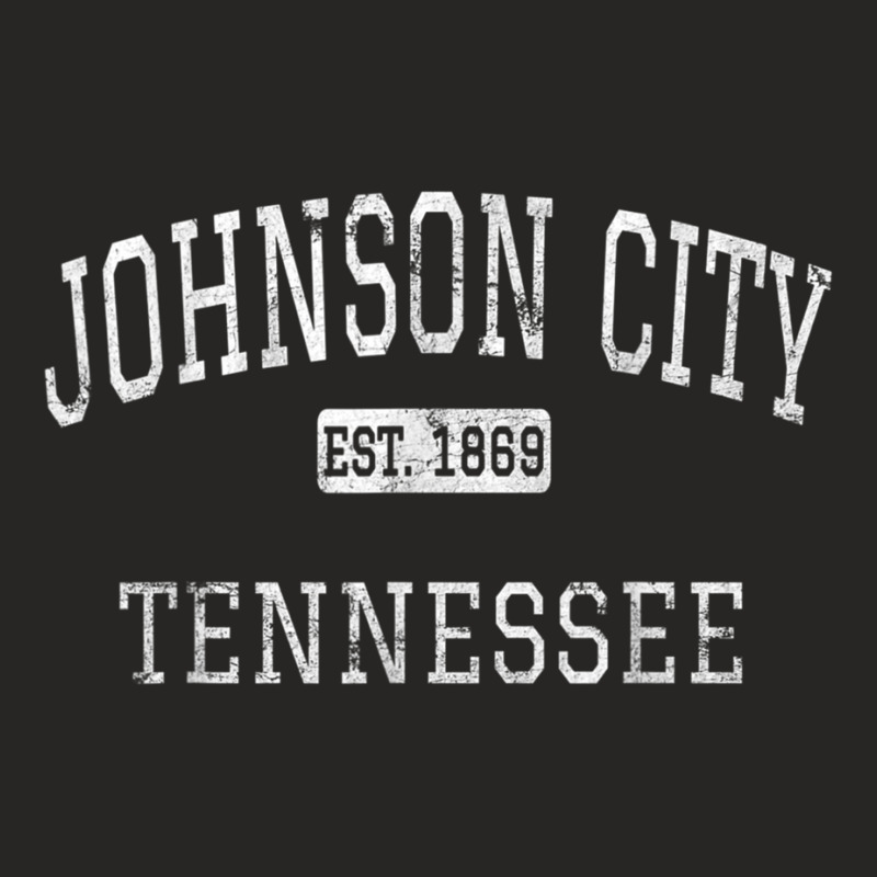 Johnson City Tennessee Tn Vintage T Shirt Ladies Fitted T-Shirt by cm-arts | Artistshot