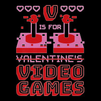 Valentines Day Gaming Holiday Game Valentine Premium Cropped Hoodie | Artistshot