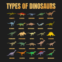 Types Of Dinosaurs   Dino Identification   Rex Dinosaur Type T Shirt Classic T-shirt | Artistshot