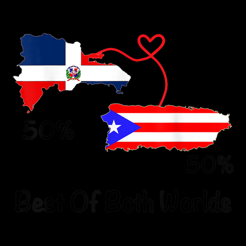 Half Puerto Rican Half Dominican Flag Map Combined Pr Rd T Shirt Toddler Sweatshirt by cm-arts | Artistshot